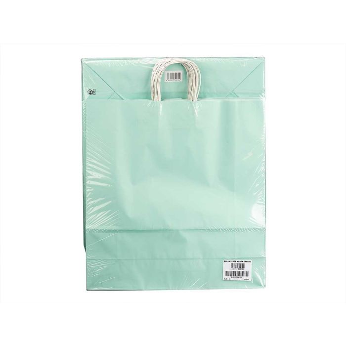 Bolsa Papel Verde Menta Gr 46X49Cm Pincello (100 Unidades) 2 Bolsa Papel Verde Menta Gr 46X49Cm Pincello (100 Unidades) 2