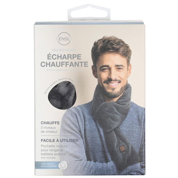 Sensly Bufanda Térmica USB Calentable para Hombre y Mujer - Invierno Suave y Lavable 2 Sensly Bufanda Térmica USB Calentable para Hombre y Mujer - Invierno Suave y Lavable 2