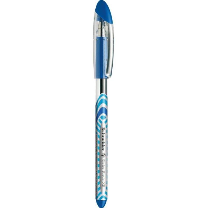 Schneider Slider Basic XB Bolígrafo de tinta azul, punta extra ancha, 10 unidades