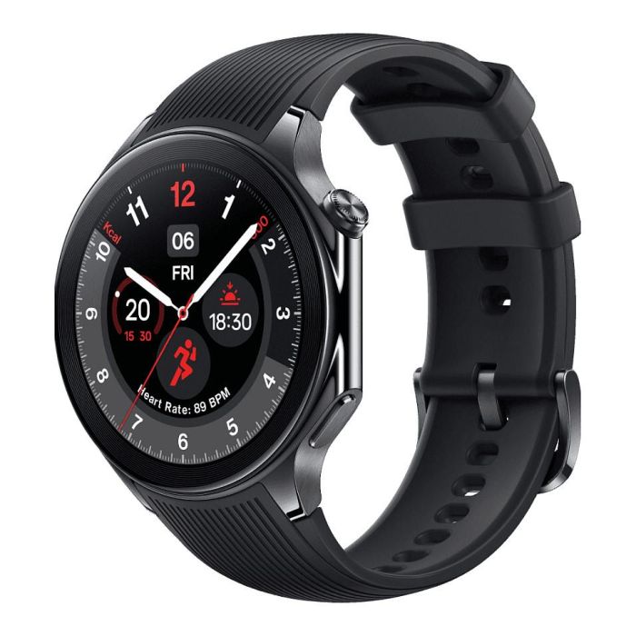 OnePlus Watch 2 Negro, Reloj Inteligente Wear OS con Pantalla AMOLED de 1.43" y GPS 1