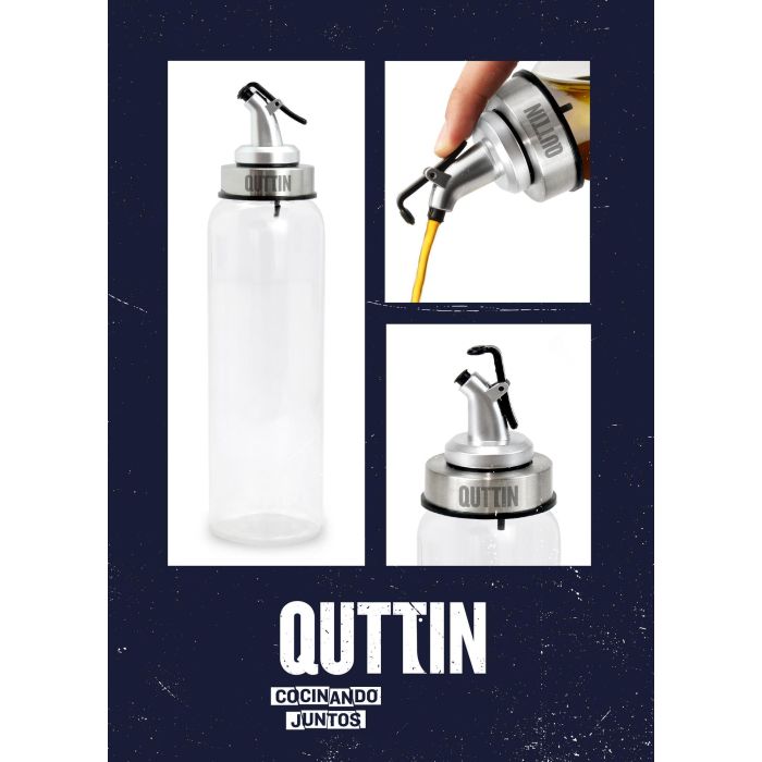 Aceitera de vidrio 500 ml con tapón Quttin - Inde (12 Unidades) 7 Aceitera de vidrio 500 ml con tapón Quttin - Inde (12 Unidades) 7