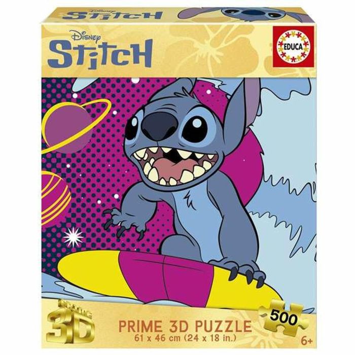 Puzzle 500 piezas stitch 3D lenticular puzzle 3 Puzzle 500 piezas stitch 3D lenticular puzzle 3
