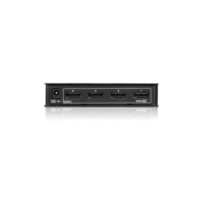 Aten Distribuidor / Splitter DisplayPort VS194-AT-G, 4 Puertos, 4K 4096 x 2160, Carcasa de Metal, Negro Aten Distribuidor / Splitter DisplayPort VS194-AT-G, 4 Puertos, 4K 4096 x 2160, Carcasa de Metal, Negro