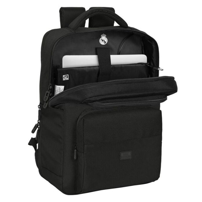 Safta Mochila Premium Real Madrid con 2 Bolsillos, Puerto USB y Compartimento para Portátil 15,6 pulgadas (440x310x130 mm) 1 Safta Mochila Premium Real Madrid con 2 Bolsillos, Puerto USB y Compartimento para Portátil 15,6 pulgadas (440x310x130 mm) 1