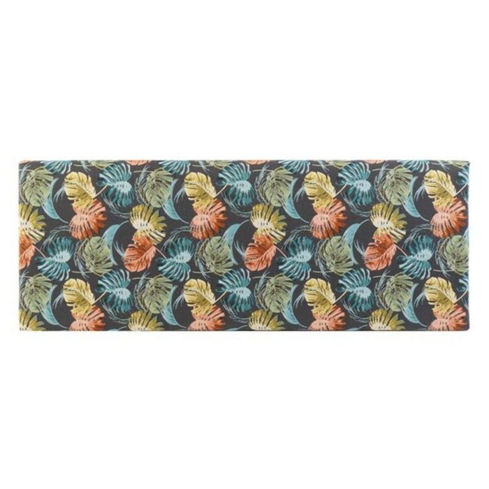 DKD Home Decor Cabecero de Cama Tropical 160 cm Ancho x 60 cm Alto, Poliéster, Madera y MDF, Hecho a mano, Desmontable DKD Home Decor Cabecero de Cama Tropical 160 cm Ancho x 60 cm Alto, Poliéster, Madera y MDF, Hecho a mano, Desmontable