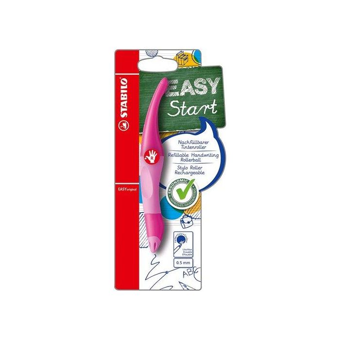 Roller T.Liq. Stabilo Easy Original Para Diestros Cuerpo Rosa Claro-Rosa Oscuro