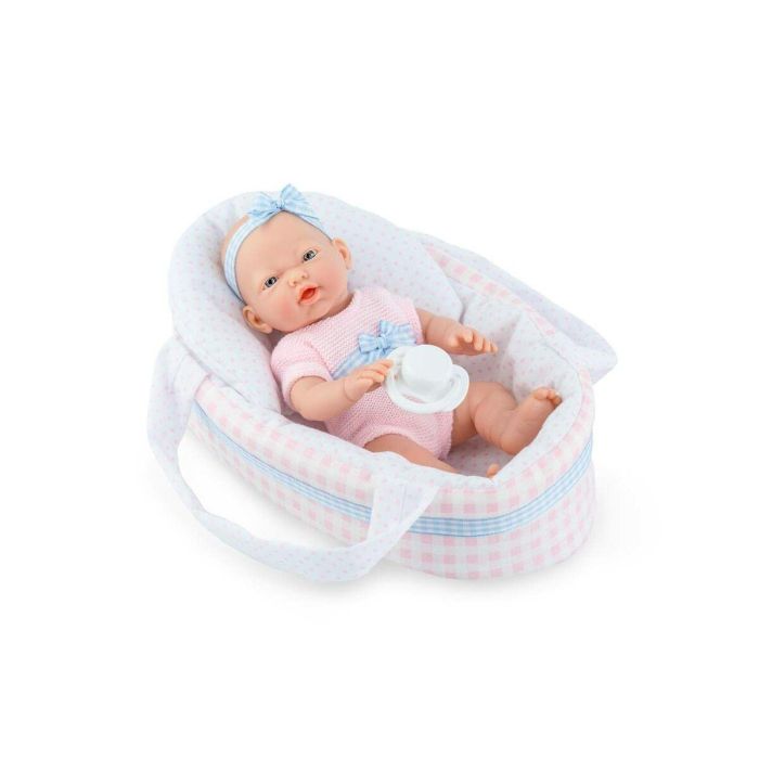 Muñeca mini golosinas baby en bolsa. incluye capazo. 21cm 1