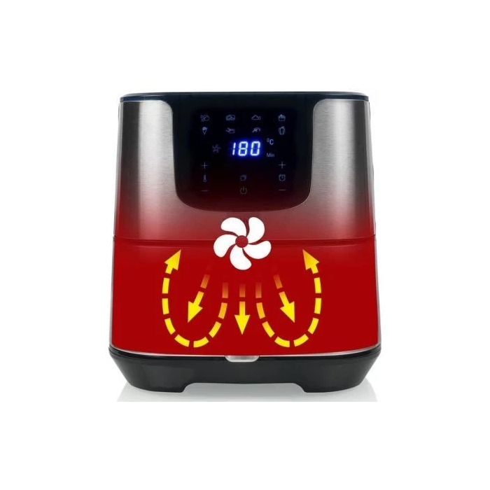 Princess 01.182060.01.001 Freidora de Aire Airfryer Deluxe Digital XXL 1700W 5.5L Sin Aceite 3