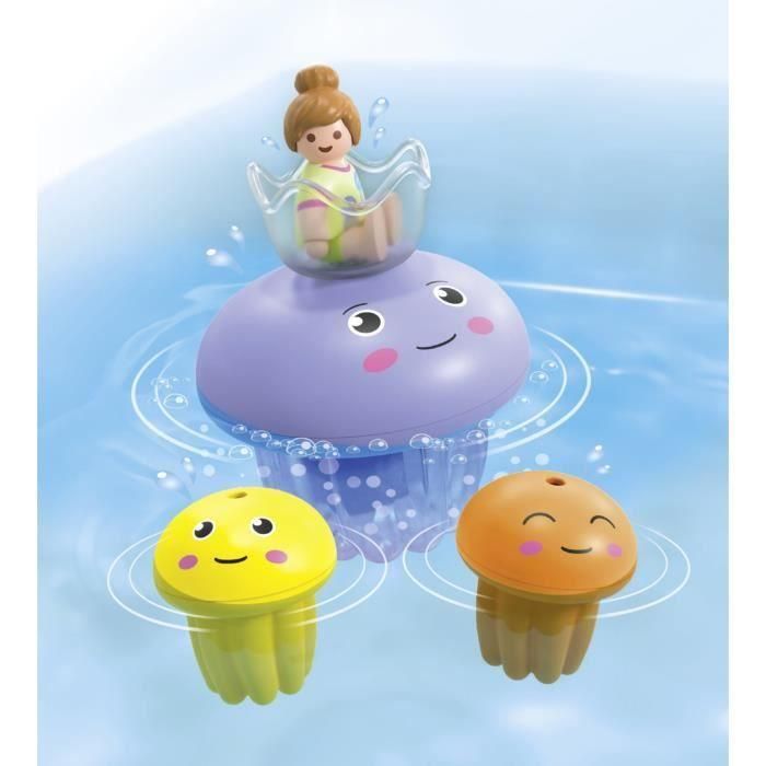 Playmobil 71439 Tinti Familia de Medusas de Colores Junior - Set de Baño con Tabletas Colorantes para el Agua +12 meses 3