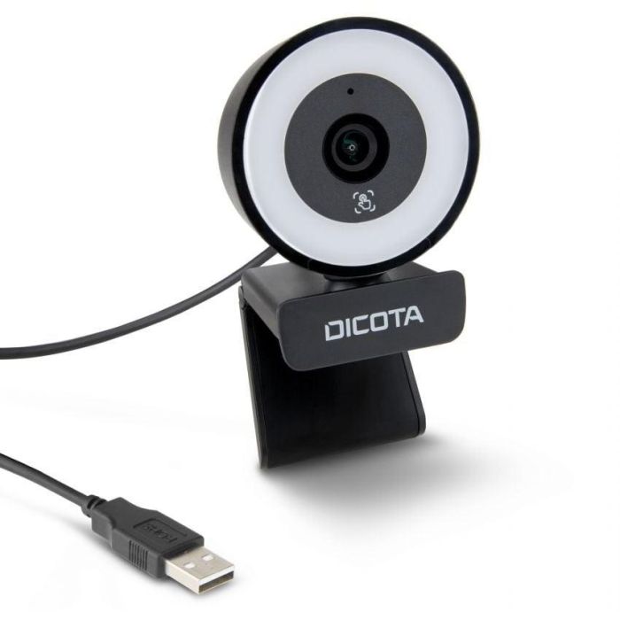 Dicota Webcam Ringlight 5MP black 2