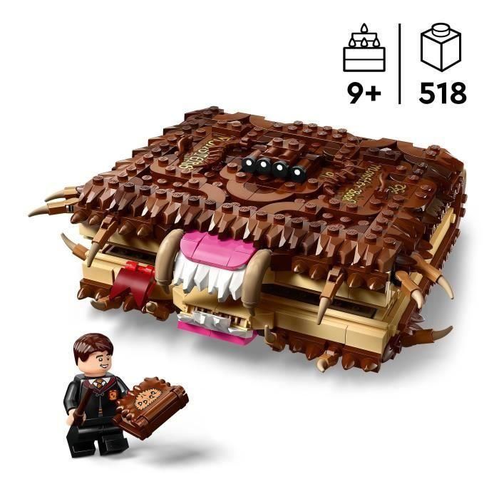 LEGO Harry Potter 76449 El Monstruoso Libro de los Monstruos - Juguete de construcción para niños a partir de 9 años 1