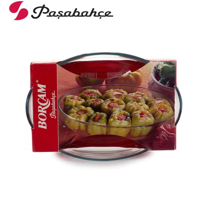 Bandeja Ovalada Pasabahce 2360ml - Vidrio Borosilicato 22x6x30.5cm, Apta Horno (6 Unidades) 2 Bandeja Ovalada Pasabahce 2360ml - Vidrio Borosilicato 22x6x30.5cm, Apta Horno (6 Unidades) 2