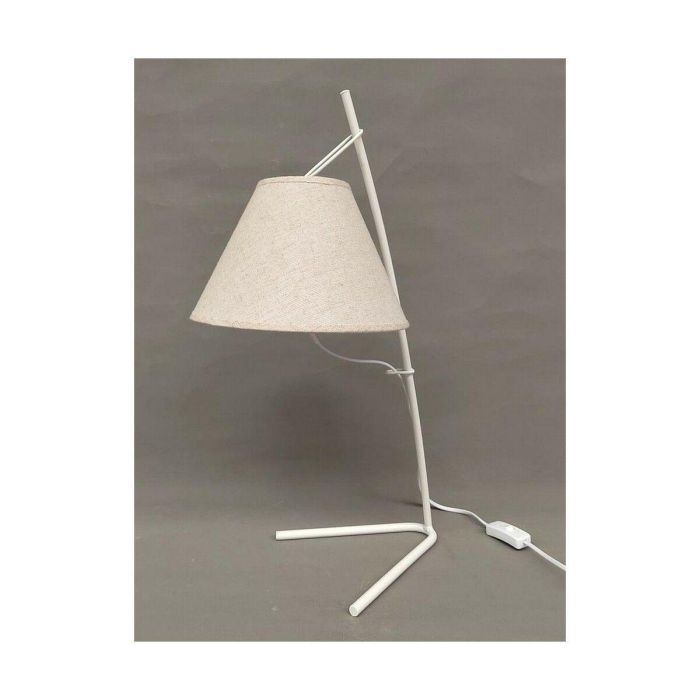 Lampara Sobremesa Moderno DKD Home Decor Dorado Blanco 31 x 57 x 25 cm (2 Unidades) 1