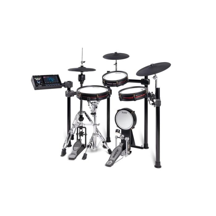 Alesis Strata Club Batería Electrónica con Módulo Core Drum, Pantalla Táctil de 7", 360°, Triple Zona, Bluetooth Audio+MIDI I/O 1