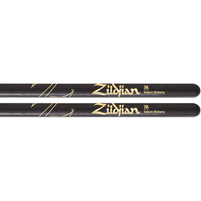 Zildjian 7A Z Hickory Baquetas de Madera Negras 1
