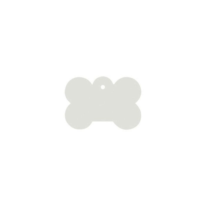 Placa identificativa para collar Imarc Bone Blanco