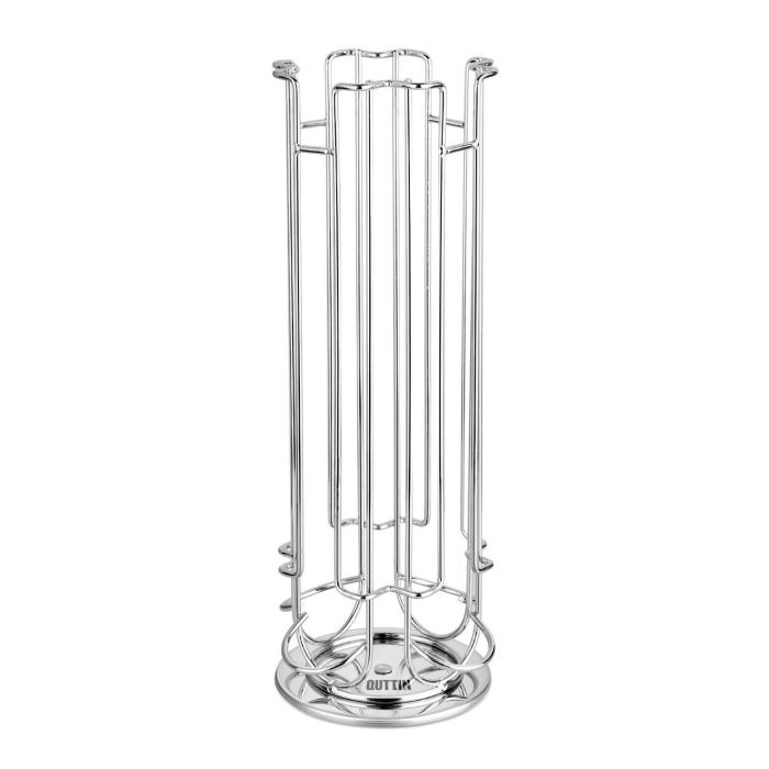 Quttin Soporte Rotatorio para 24 Cápsulas de Café 12.4 cm x 33.8 cm x 12.5 cm (6 Unidades)