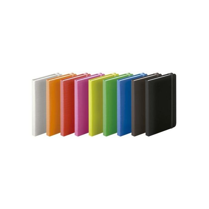 Bloc De Notas Iberplas Fun Color 100H 100G Con Cierre De Goma 14X9 Liso