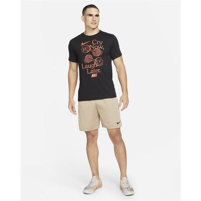 Pantalón Corto Deportivo Nike Dri-FIT Beige Hombre 1