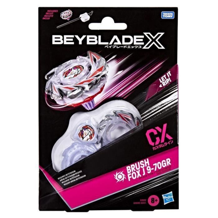 Hasbro Beyblade X Starter Pack Brush Fox J 9-70GR CX Peonza de Ataque Takara Tomy para Competición a partir de 8 Años 7
