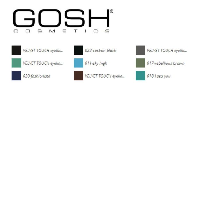 Eyeliner Velvet Touch Gosh Copenhagen (1,2 g) 9 Eyeliner Velvet Touch Gosh Copenhagen (1,2 g) 9