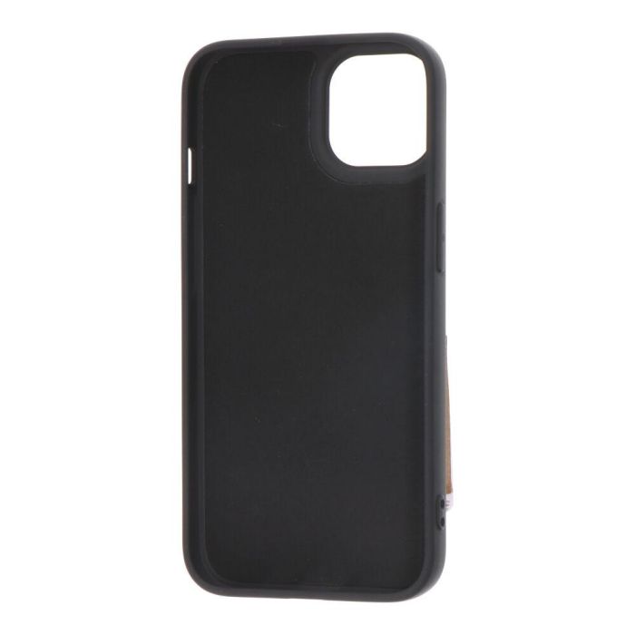 Carcasa negra de plástico soft touch para iphone 14 1