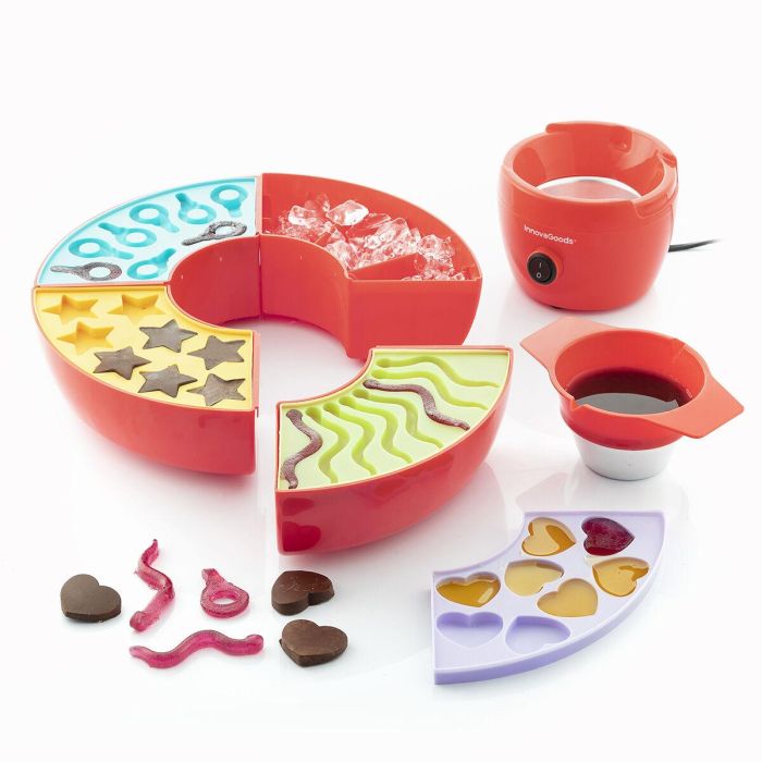 Máquina para Hacer Gominolas y Fondue de Chocolate 2 en 1 Yupot InnovaGoods 2 Máquina para Hacer Gominolas y Fondue de Chocolate 2 en 1 Yupot InnovaGoods 2