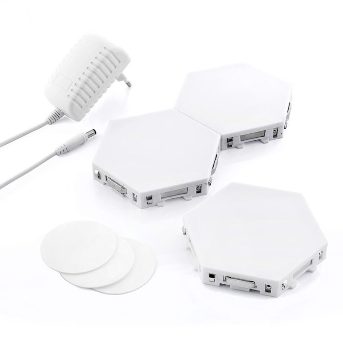Paneles de led modulares magnéticos y táctiles, 3 unidades Paneles de led modulares magnéticos y táctiles, 3 unidades