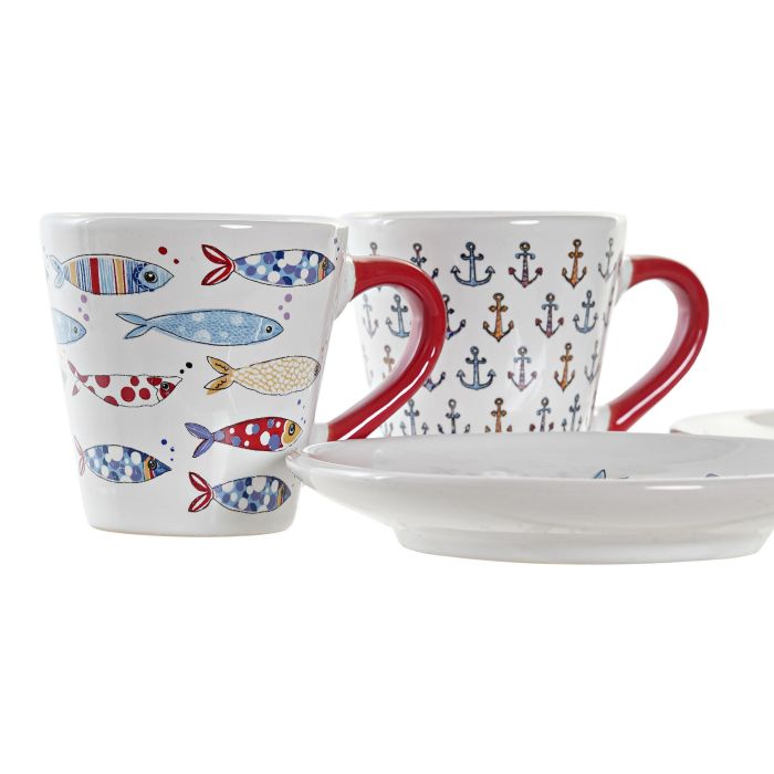 Cafe Mediterraneo DKD Home Decor Multicolor 16 x 28 x 17 cm Set de 6 3 Cafe Mediterraneo DKD Home Decor Multicolor 16 x 28 x 17 cm Set de 6 3
