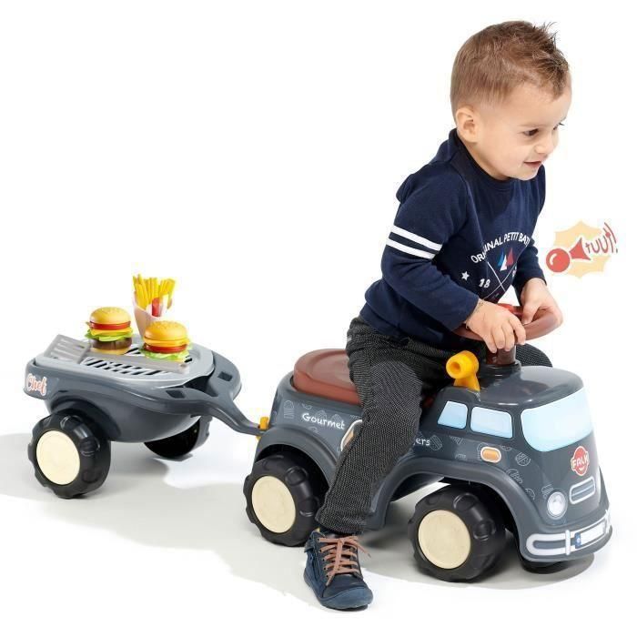 Falk Food Truck Correpasillos con Asiento Abatible, Volante Claxon, Remolque Parrilla, 2 Hamburguesas, +12 Meses, Made in France 4 Falk Food Truck Correpasillos con Asiento Abatible, Volante Claxon, Remolque Parrilla, 2 Hamburguesas, +12 Meses, Made in France 4