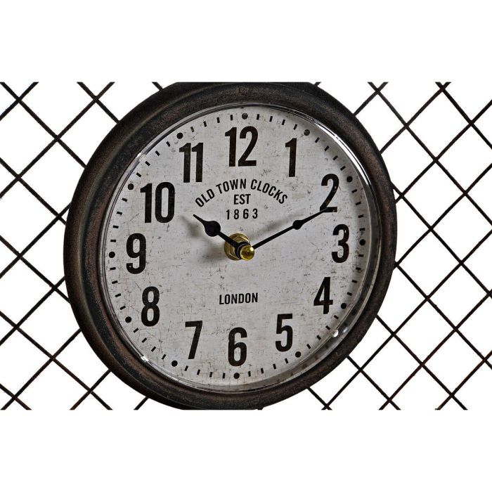 Reloj de Pared Home ESPRIT Gris oscuro Polipropileno Hierro 93 x 5 x 42 cm 2 Reloj de Pared Home ESPRIT Gris oscuro Polipropileno Hierro 93 x 5 x 42 cm 2