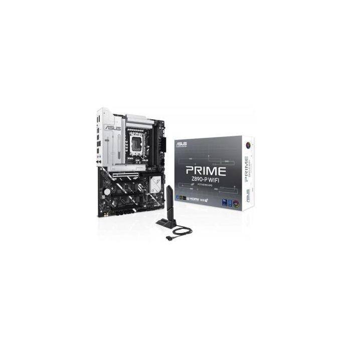 ASUS Placa Base PRIME Z890-P WiFi Intel LGA 1851 ATX 4 DDR5 7600MHz Wi-Fi 7 Bluetooth 5.4 2.5GbE 90MB1I70-M0EAY0 1