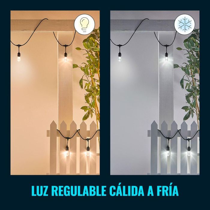 Wiz WIZ8719514554450 Guirnalda de Luces LED 15m Conectada para Exterior 2 Wiz WIZ8719514554450 Guirnalda de Luces LED 15m Conectada para Exterior 2