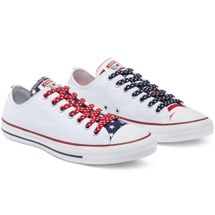 Zapatillas Casual de Mujer Converse Chuck Taylor Stars Stripes Blanco 35 5