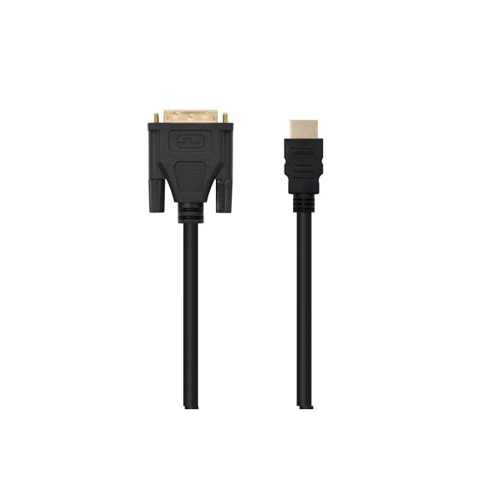 Cable HDMI Nanocable 10.15.0502/ DVI Macho - HDMI Macho/ 1.8m/ Negro Cable HDMI Nanocable 10.15.0502/ DVI Macho - HDMI Macho/ 1.8m/ Negro