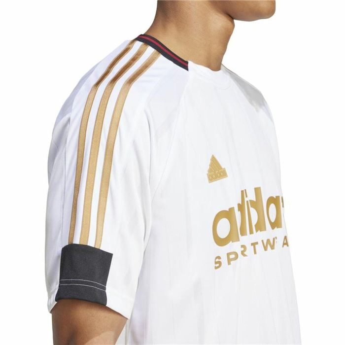 Camiseta de Manga Corta Hombre Adidas House Of Tiro Nations Pack Blanco 1