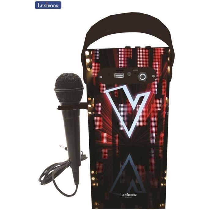 THE VOICE - Altavoz Bluetooth de moda - Portátil con micrófono y efectos de luz 1 THE VOICE - Altavoz Bluetooth de moda - Portátil con micrófono y efectos de luz 1