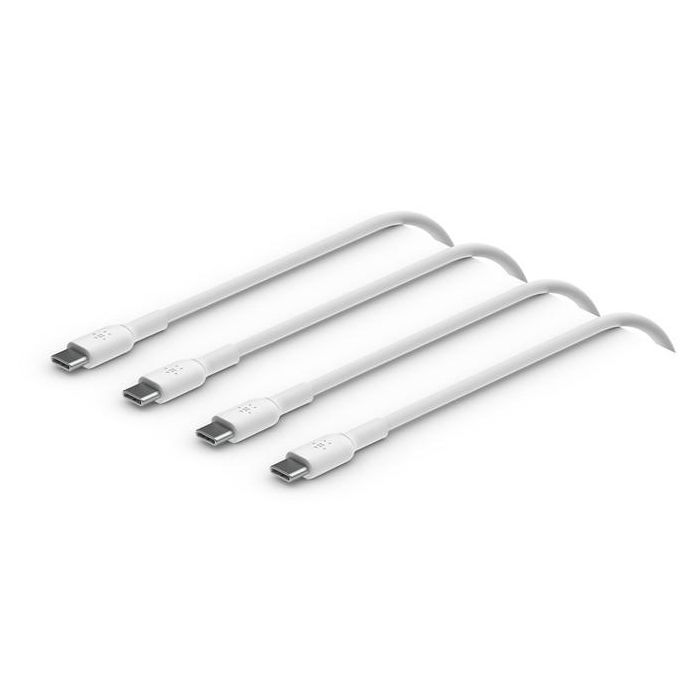 Cable USB-C Belkin CAB003BT1MWH2PK Blanco 1 m
