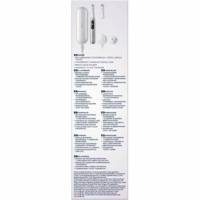 Cepillos de dientes - ORAL-B - Serie iO9s - Cuarzo Rosa (+1 recambio) - Eléctricos 3 Cepillos de dientes - ORAL-B - Serie iO9s - Cuarzo Rosa (+1 recambio) - Eléctricos 3