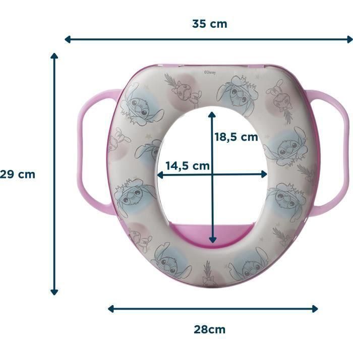 Reductor de Inodoro Confort con Asas de Lilo y Stitch 5 Reductor de Inodoro Confort con Asas de Lilo y Stitch 5