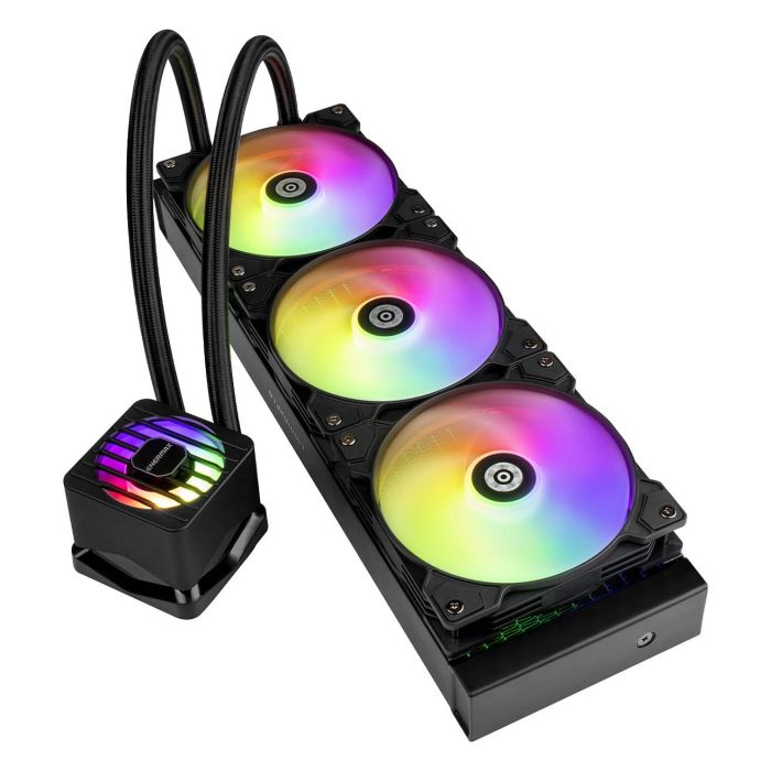 Enermax LIQMAXFLO ELC-LMF360T-ARGB Kit Refrigeración Líquida 3x12cm ARGB Procesador Negro 4 Enermax LIQMAXFLO ELC-LMF360T-ARGB Kit Refrigeración Líquida 3x12cm ARGB Procesador Negro 4