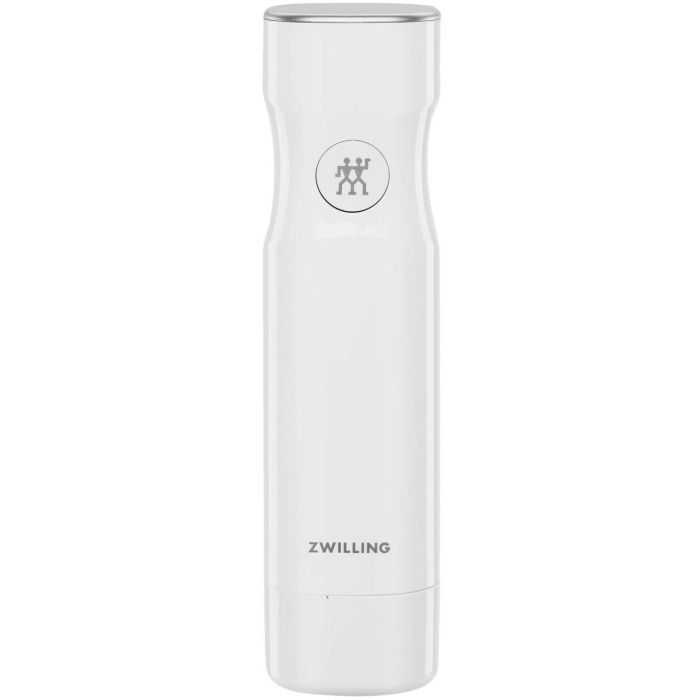 Zwilling Bomba de Vacío Fresh&Save para Alimentos, Plástico Blanco, Almacenamiento Vertical, Batería Recargable