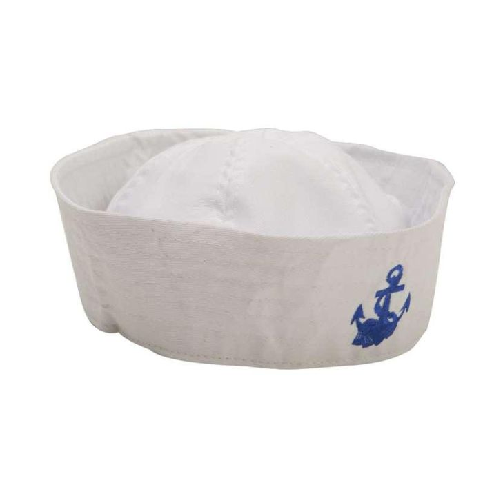 My Other Me Sombrero de Marinero Blanco de 58 cm para Niños (Edad Mínima 3 Años) 0 My Other Me Sombrero de Marinero Blanco de 58 cm para Niños (Edad Mínima 3 Años) 0