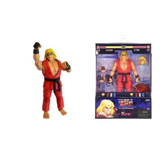 Street Fighter Ken Street Fighter II Figura de Acción 15 cm Plástico 17 Street Fighter Ken Street Fighter II Figura de Acción 15 cm Plástico 17
