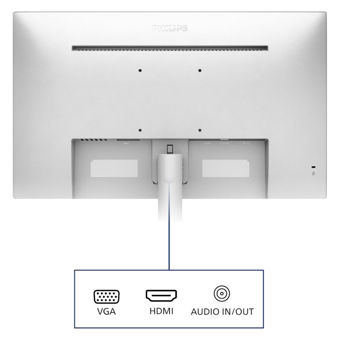 Philips 241V8AW Monitor 23.8" Full HD IPS 100Hz Blanco HDMI 4