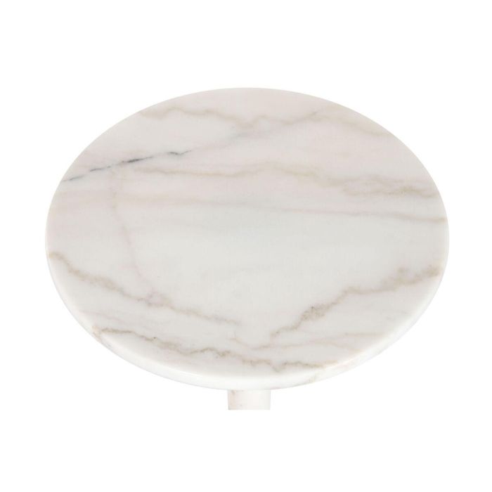 Mesa auxiliar Home ESPRIT Blanco Dorado 41 X 41 X 58 CM