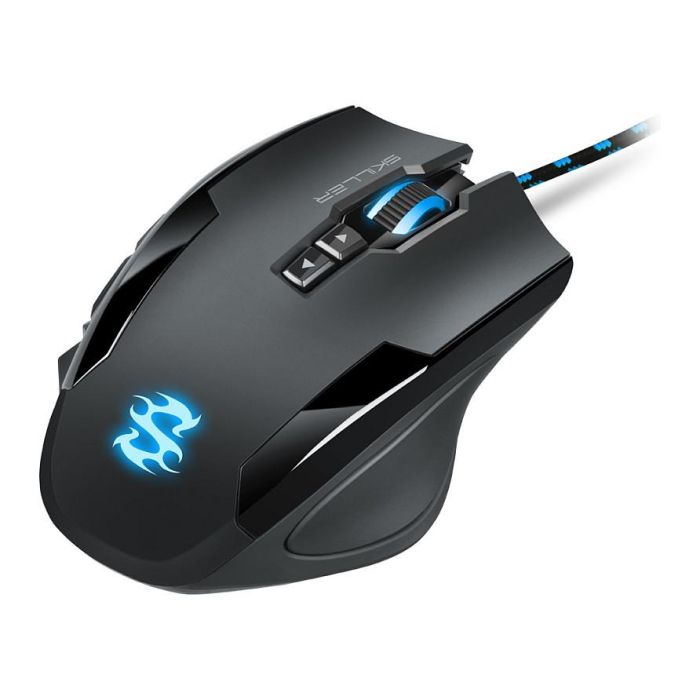 SHARKOON Ratón Gaming Skiller SGM1, Ergonómico, Óptico, 10800 DPI, 12 Teclas, Negro 1