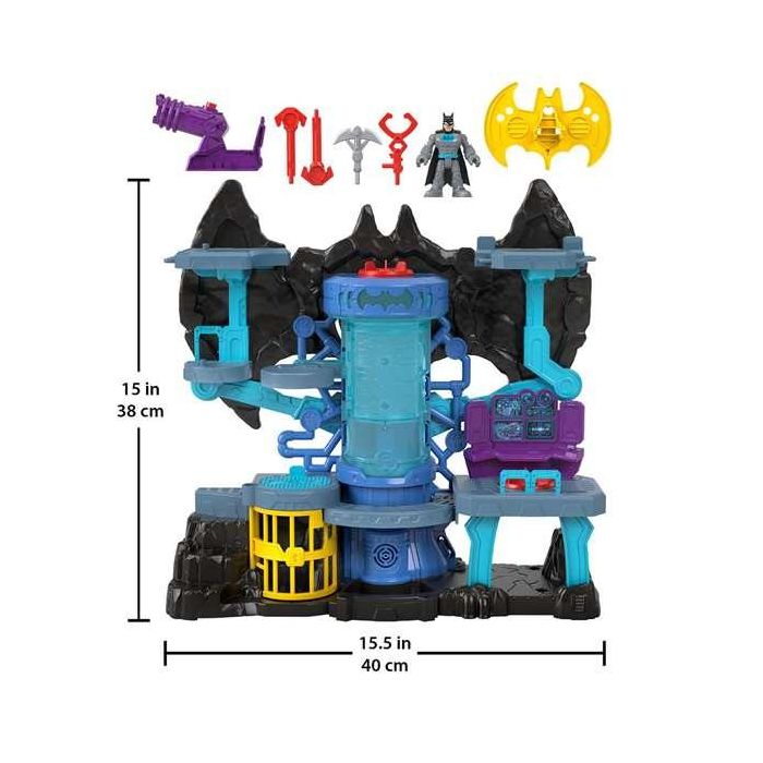 Batcueva de batman con sonidos y figura de batman se ilumina imaginext 1 Batcueva de batman con sonidos y figura de batman se ilumina imaginext 1