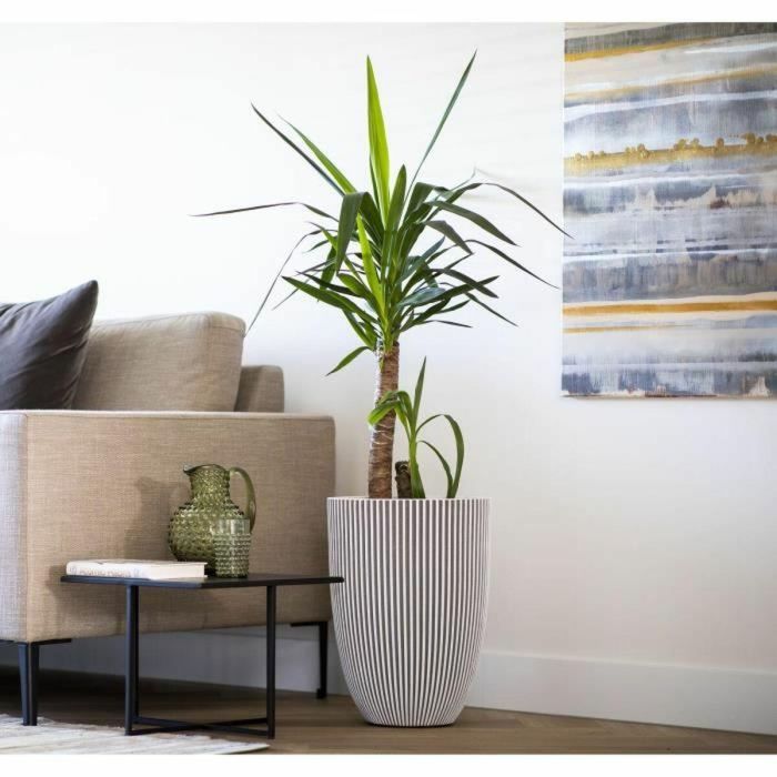 Capi Europe 445498 Florero Groove 34x46 cm marfil 2 Capi Europe 445498 Florero Groove 34x46 cm marfil 2
