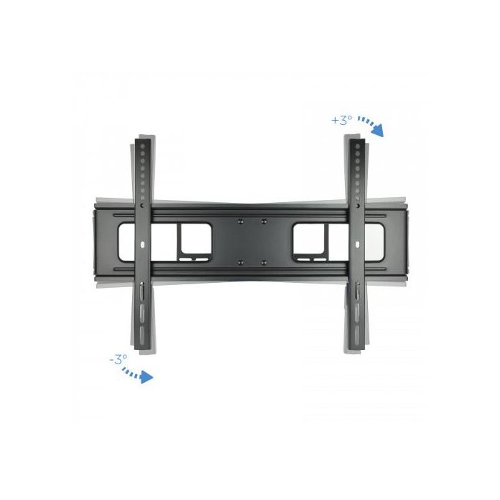 Tooq Soporte de Pared TV LP6270TN-B para Pantallas de 37 a 70 Pulgadas, VESA 200x200 a 600x400, Inclinación y Giro Ajustable, Compatible con Curvas, Negro